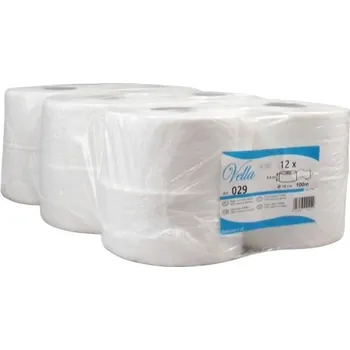Toaletní papír Toaletní papír Vella Jumbo do zásobníků, průměr role 18 cm (12 kusů)