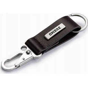 Přívěsek Na Klíče s nápisy z pravé kůže Ombre