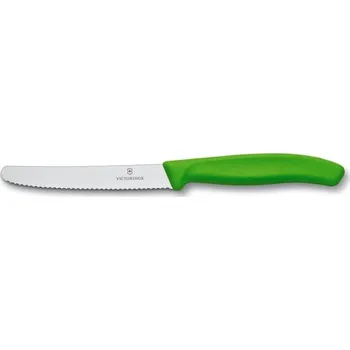 nůž Victorinox zoubkový 11cm Barva: Zelená