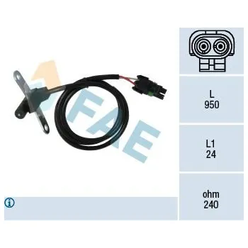 Kliková hřídel Generátor impulsů, klikový hřídel FAE 79026