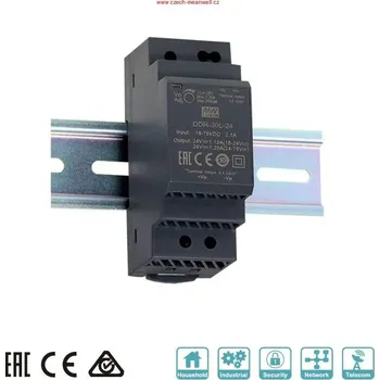Měnič napětí MEANWELL - DDR-30G-12 Měnič DC/DC na DIN lištu