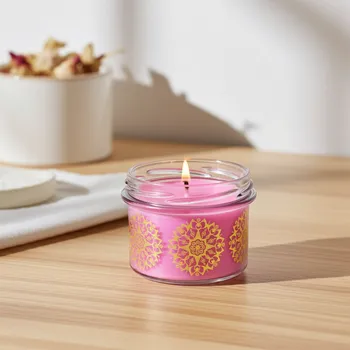 vonný vosk SCHMINKA Vonná sójová svíčka - Růže