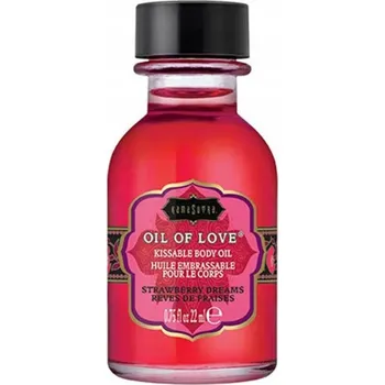 Intimní drogerie Masážní olej Kama Sutra Oil of Love jahoda 22 ml
