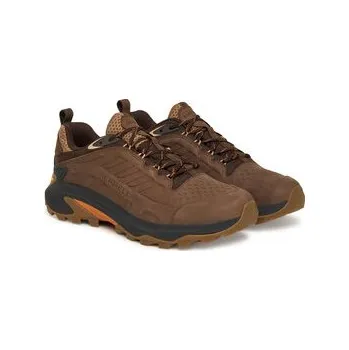 Pánská treková obuv Trekingová obuv Merrell Moab Speed 2 Leather Waterproof J038045 Hnědá 41