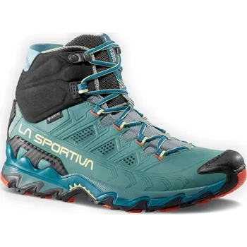 Dámská treková obuv dámské boty kotníkové kožené nepromokavé LA SPORTIVA Ultra Raptor II Mid Leather Woman GTX Juniper/Carbon - 38,5
