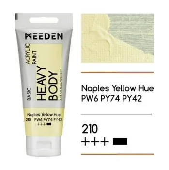 Vodová barva Akrylová barva Meeden 100ml – 210 Naples Yellow Hue