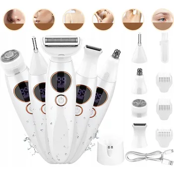 Holicí strojek HOLICÍ STROJEK NA TĚLO BIKINI NOHOU, AKUMULÁTOROVÝ, VODĚODOLNÝ, 5V1