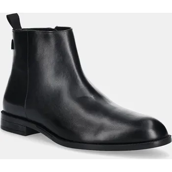 Pánská obuv Kožené boty BOSS Tayil pánské, černá barva, 50552518 50552518.001 99X, EUR 45