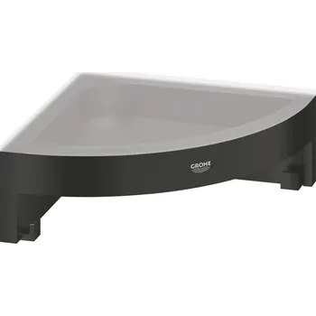 Rohová polička Grohe Start Cube černá mat 411062430