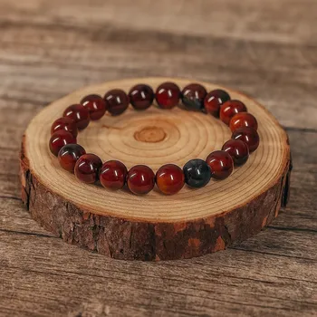 Náramek Náramek achát 4mm 23-560