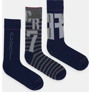 Pánské ponožky Ponožky CR7 Cristiano Ronaldo 3-pack 8273.80.144 námořnická modř 59A, vel. 40/46