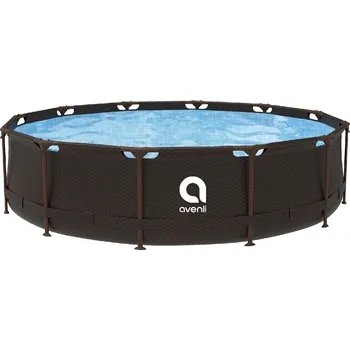 Dětský bazének AVENLI Bazén Steel Super Rattan AVENLI 366 x 100 cm