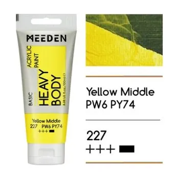 Vodová barva Akrylová barva Meeden 100ml – 227 Yellow Medium