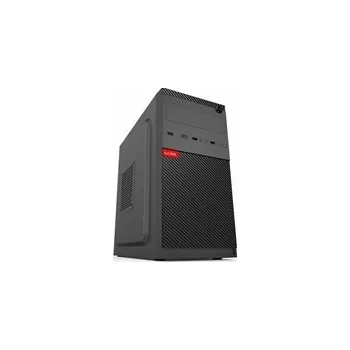 1stCOOL skříň STEP 5, micro tower, AU, USB 3.0, USB-C, bez zdroje, černá MC-STEP5-AU-USB3-C