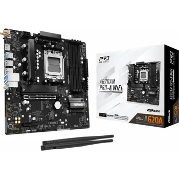 Základní deska ASRock MB Sc AM5 A620AM PRO-A WIFI, AMD A620A, 4xDDR5, 1xHDMI, WIFI