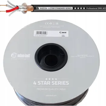 Audio kabel DMX kabel ADAM HALL K4D234 120 Ohm 2x 0,34 mm² 100 m