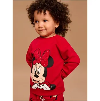 Dívčí mikina Sinsay - Mikina Minnie Mouse - červená - 171FT-33X - 171FT-33X-104