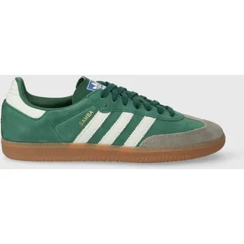 Pánská obuv Semišové tenisky adidas Originals Samba OG, 47 1/3, tyrkysová, 67X