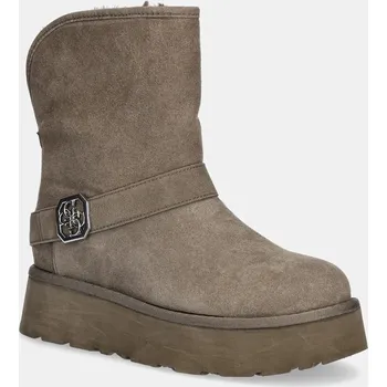 Dívčí sněhule Sněhule Guess DOLSAY2 zelená barva, FLFDOL ESU10 FLFDOL.ESU10.GREEN 78X, EUR 37