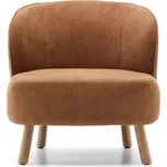 Žinylkové křeslo v terakotové barvě Ulit – Kave Home ID_1758832