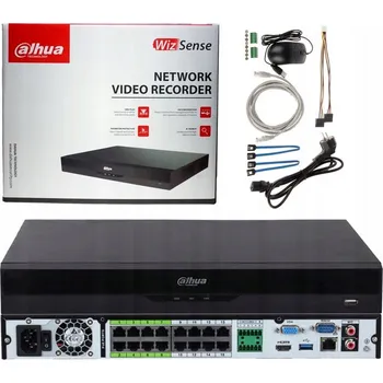 IP kamera IP rekordér Dahua 16x PoE NVR5216-16P-EI Wizsense s AI analýzou