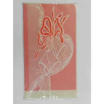 Vánoční přání 23x13cm - papírová krajka 2