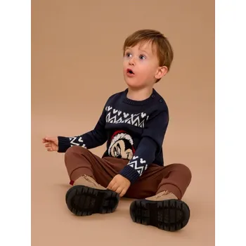 Chlapecké oblečení Sinsay - Svetr Mickey Mouse - námořnická modrá - 7551Z-59X - 7551Z-59X-98