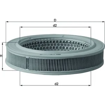 Vzduchový filtr Vzduchový filtr MAHLE LX 552