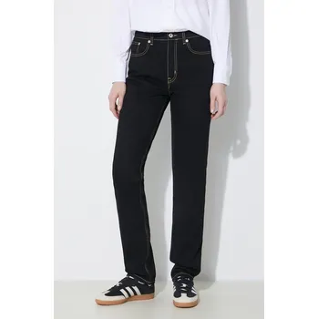 Dámské džíny Džíny Kenzo Solid Asagao Straight FD62DP2106C1.BM černá 99X, vel. 25