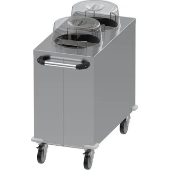 ALBA DM 2 Zásobník talířů neutrální se 2 šachtami