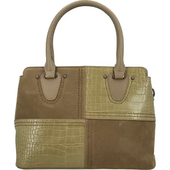 Kabelka Módní dámská koženková kabelka do ruky Rosen, khaki