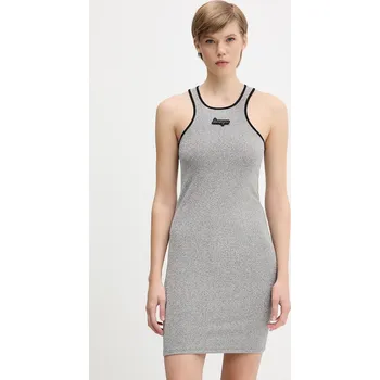 Dámské šaty Šaty Hugo Blue Niamh_B 50546952 stříbrná SLV, vel. S