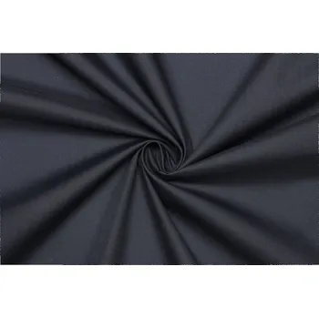 Popelín směsový - Temně modrý