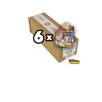 Sběratelská karetní hra Pokémon Surging sparks 6 Booster Box Case sealed