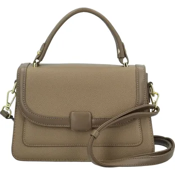 Kabelka Módní dámská koženková kabelka do ruky Andresa, béžová