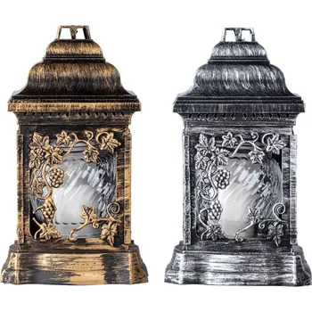 Smuteční dekorace Hřbitovní lucerna 80 g 26 cm mix barev