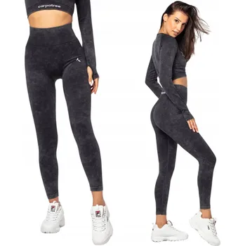 Dámské legíny Zeštíhlující legíny Carpatree Yasmine s vysokým pasem do posilovny vel. S