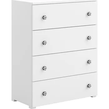 Komoda Komoda Kobi 80 x 40 x 100 cm bílá matná