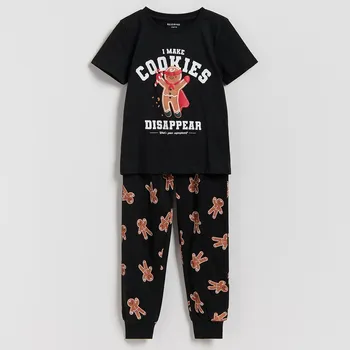 Dětská móda Reserved - Vánoční pyžamo - černý - 635GX-99X - 635GX-99X-U11