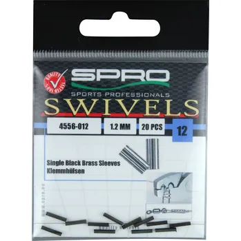 Rybářský háček Spro krimpovací svorky Single 20 ks Velikost: 12