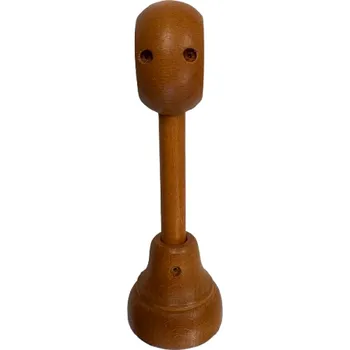 Garnýž Držák na garnýž - jednotyč středový L=17cm-28 Barva: SO - ořech světlý