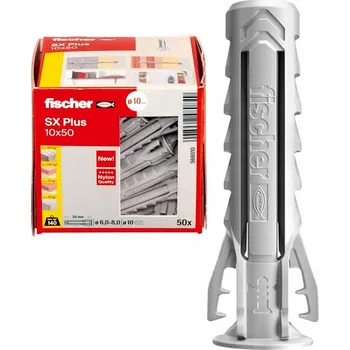 Hmoždinka Univerzální hmoždinky Fischer 10 x 50 mm, 0,2 kg / 50 ks