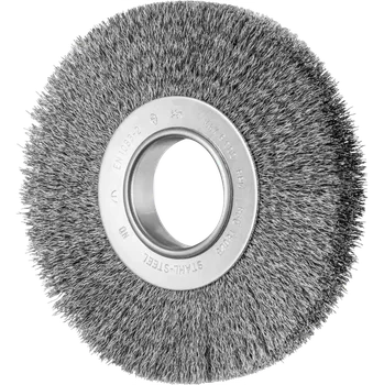 Brusný kotouč Pferd 43701239 | Rotační kartáč široký, univerzální, zvlněný drát POS RBU 18025/AK 32-2 ST 0,30