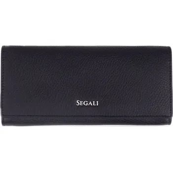 Peněženka Dámská kožená peněženka SG-7409 černá, SEGALI