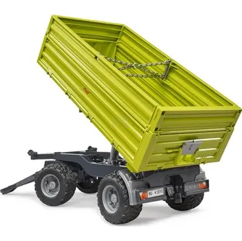 Bruder Sklápěcí vůz Fliegl třístranný zelený