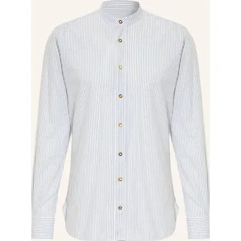 Pánská košile du4 Pánská Krojová Košile Hansi Slim Fit Se Stojáčkem, modrá...