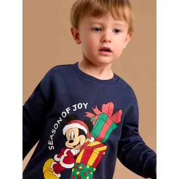 Chlapecká mikina Sinsay - Mikina typu crewneck Mickey Mouse - námořnická modrá - 043FX-59X - 043FX-59X-86