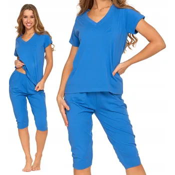 Dámské pyžamo Moraj dámské pyžamo bavlna PDD3100-003 modré, velikost L