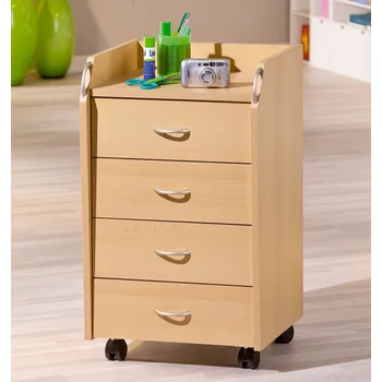 Dětský stůl Pojízdný kontejner Inter Link PRONTO buk