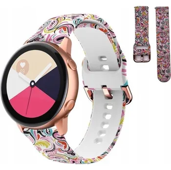 Příslušenství k chytrým hodinkám SILIKONOVÝ ŘEMÍNEK PRO CHYTRÉ HODINKY 20MM + 2 ČEPY